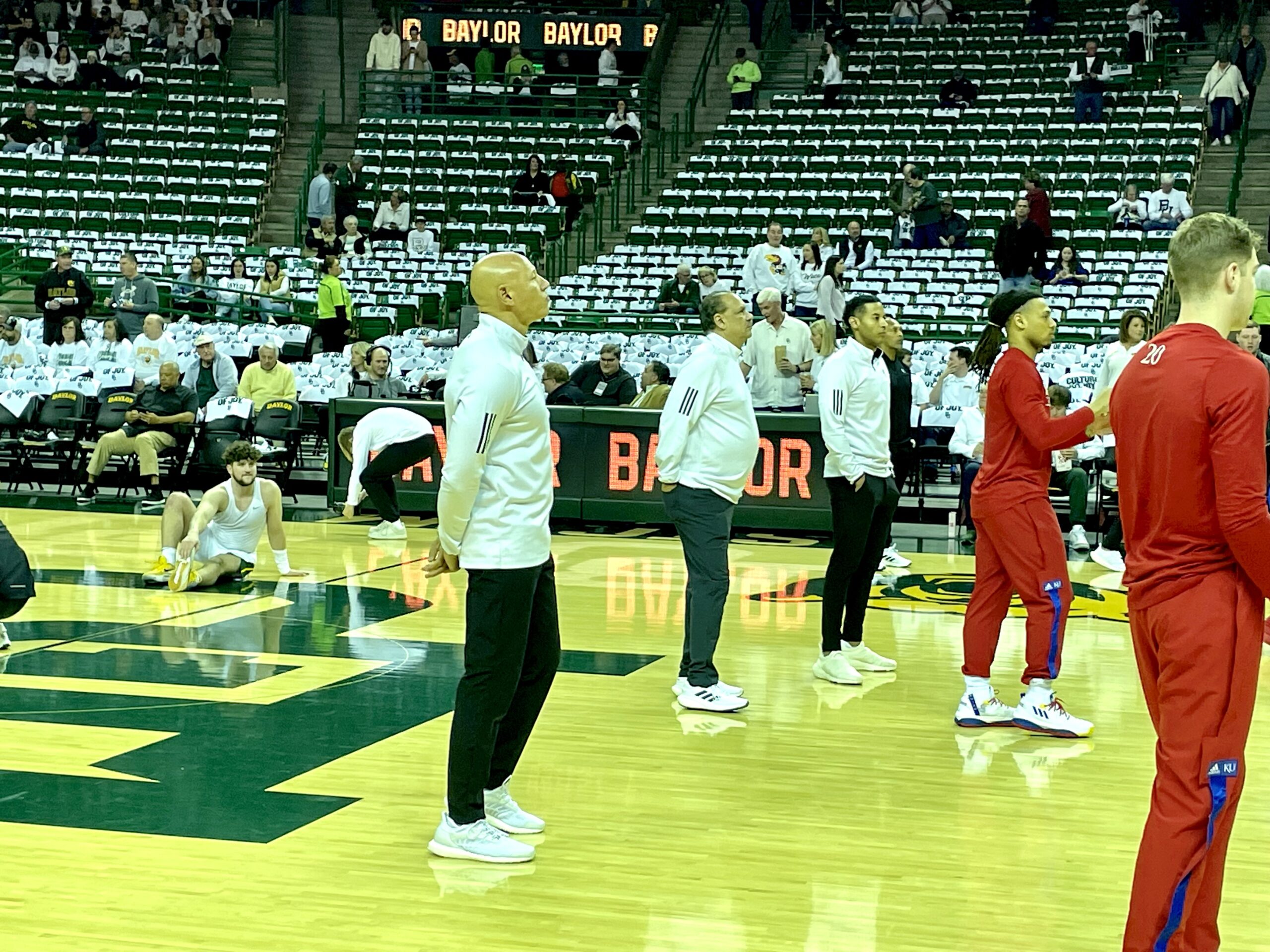 KU’s Fred Quartlebaum Jr. coaches with heavy heart in Jayhawks’ road